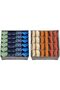 2-Pack Sock Drawer Organizer,Foldable Underwear,Fabric Dresser Grids,Wardrobe Storage Boxes,Grey