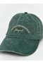 Ozmarka New Season Green Embroidered Men's Cap Hat - 2