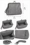 Women's Double Strap Bag 18X20 cm Zippered Daily Shoulder and Hand Bag - 3