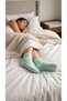 2 Pairs of Plush Sleeping Socks |   1 Pair Green + 1 Pair Pink |   Soft Towel Slippers Home Socks |   Winter Warm Home Socks - 5