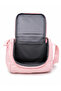 Korean Style Five-Compartment Lockable Orthopedic Bag with Rabbit Accessories, Pen Holder and Thermos, 3-Piece School Bag Set - 8
