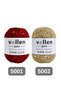 Shine Clup Glitter Sequin Hand Knitting Yarn 50 Gr 150 m Polyester Crochet and Needle Yarn Bag Accessory Yarn - 6