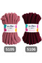 Princess Chunky Glitter Polyester Hand Knitting Yarn 500 Gr 14 m Finger Knitting Bag Blanket Yarn - 8