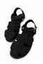 Women's Suede Textured Closed Front Flat Sole Comfortable Stylish Daily Sandals - 8