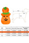 (eb174-S)Dog Cat Halloween Pumpkin Costume Pet Cosplay Outfits Clothes Fleece Hoodie Sweater Coat Halloween Costumes for Dogs Puppy Cats - 4
