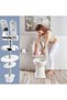 Toilet seat hinge replacement parts, zinc alloy toilet seat hinges, suitable for soft-close toilet seats, toilet seat hinge sets. - 5