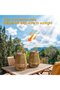 Woven Solar Lights - Two-Piece Set - Handwoven - Outdoor - Waterproof - Solar Powered - Garden - LED - Pendant Light - Tree Light - 2