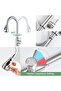 Kitchen faucet with pull-out spout, made of stainless steel, 360° rotatable, brushed finish, 3 water flow modes. - 3