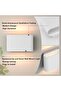 Modern LED Wall Light Hard Wiring Indoor Wall Light Set (2-Pack) Indoor Aluminum Top and Bottom Lighting Wall Mount - 3