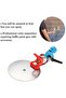 Airless spray gun accessories: splash guard with red base + yellow nozzle - 4