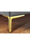 A set of 4, 18 cm triangular gold-plated objects, with gold-plated bases and electroplated surfaces. - 4