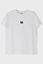 Disket patterned embroidery t-shirt
