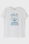 Help! I'M Surrounded by Snowflakes Irony Design Printed White T-Shirt