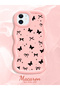 iPhone 11 Compatible Thin Butterfly Bow Printed Soft Structure Daily Use Phone Case