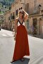 Tile Color Block Pleated Maxi Dress 2067