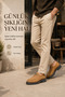 Men's Genuine Leather Moc Toe Thick Sole Lace-Up Daily Casual Shoes 39-44 - 2