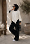 Summer and Spring Stylish Women's Asymmetrical Draped Viscose Cape Poncho - 4