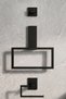 Lifetime Stainless Steel Bathroom Set, Smoked Gray Adhesive Mounting Luxury Accessory Set - Towel Holder, Toilet Paper Hanger