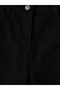 Black Elastic Waist Girl's Jean Trousers - 2