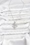 316L Steel Chain Silver Color Infinity Model Zircon Stone Women's Necklace - 2
