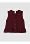 Floral Buttoned Girls' Knitwear Set (W6) - 2