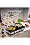 Double Infrared Electric Cooker SC-21 3500W+3500W Ceramic Cooktop Featuring Dual Heating Plates, LED Digital Display, Intelligent Touch Panel, Energy Efficient Heating and Overheat Protec - 4