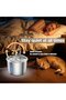 2.2L Stainless Steel Ultra-Quiet Cat & Dog Water Fountain with LED Light & Filter - 2