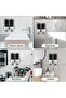 2-Compartment Wall Mounted Shower Pump Dispenser - Black - Suitable for Shampoo, Soap, Conditioner and Shower Gel - Bathroom, Kitchen and Hotel - 4