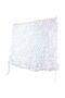 White camouflage mesh rectangular sunshade sail, camouflage pattern, 3x4 meters, white. - 4