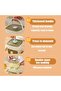 Ice trays with lids, 48 flexible silicone ice tray molds, compact and portable ice boxes with lids, reusable ice maker with ice storage tank. - 3