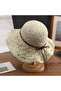 Women's Summer Beach Wide-Brimmed Sun Hat, UPF 50+, Panama Hat, Foldable Felt Hat - White