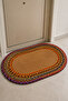 Nera Wicker Jute Knitted Door Mat Decorative Hand Knitted Doormat