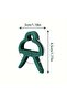 100 Durable Plastic Garden Ties - Green Lever Rings for Vines, Ideal for Grooming Stems and Branches. - 2