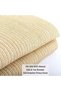 90% breathable sunshade mesh 1x2m 185g/m² with eyelets – brown UV-resistant for garden, pergola and terrace - 4