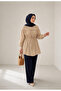 Women's Drawstring Detailed Hijab Shirt - 2