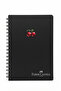 Fc Disco Fruits Hard Cardboard Cover Spiral Checkered Notebook Agenda 17X24 cm 100 Yp