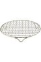 Stainless steel grill rack - oven rack - suitable for cooling and grilling - sturdy legs - 18 cm diameter - silver - 6