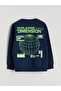 Printed Boys' Thick Sweatshirt - 4