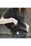 pairs Winter arm warmers, wrist warmers, long fingerless gloves, knitted arm warmers and muffs, knitted women's gloves for winter (white, black) - 4