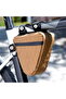 Triangle bicycle frame bag, front saddle bag, front luggage bag, bicycle accessories - easy installation. - 3