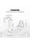 A set of 8 PVC mounting brackets for Klemmfix roller blinds, spare parts for double roller blinds. - 4