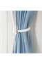 Four-piece curtain tieback set, magnetic curtain tiebacks, magnetic curtain buckles, magnetic curtain rings, curtain ties for curtain decoration. - 3