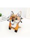 Wooden glasses holder - Fox glasses stand - Organize glasses - Handmade natural wood - 15 x 10 cm - Wood color