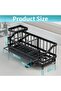 Kitchen sink organizer, sponge rack, stainless steel drain rack, soap dish, sink organizer, kitchen sink storage set, with brush holder - 4