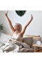 Metal quartz alarm clock, round travel alarm clock, suitable for the bedroom, with simple lighting function, 12/24 hour display, 11 cm (blue). - 4
