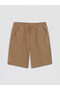 Lcw Kids Beige Elastic Waist Boys' Shorts