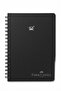 Fc Tone in Tone Hard Cardboard Cover Spiral Checkered Notebook Agenda 17X24 cm 100 Pages