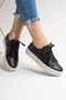 Larissia Women's Genuine Leather Loafer Black Leather - 6