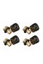 3/4 inch (approx. 1.9 cm) garden hose quick-connect, quick-connect garden hose accessories, male and female quick-release hose fittings (4-pack) - 2