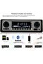 Car Radio Bluetooth 5.0, 1 DIN Car Radio Hands-free, Suitable for 9-12V Car FM, Supports 2 USB/AUX/SD/TF/MP3, iOS/Android Support - 5